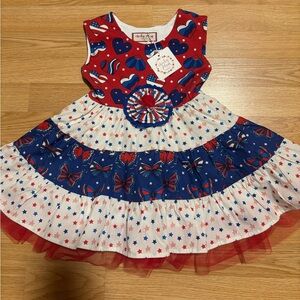 New “Cheeky Plum” dress size 5T with tag